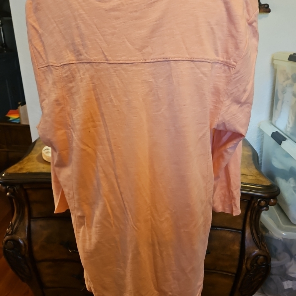Chico's 3 (XL/16) "Ultimate Tee" 3/4 Sleeve Top - Picture 4 of 5